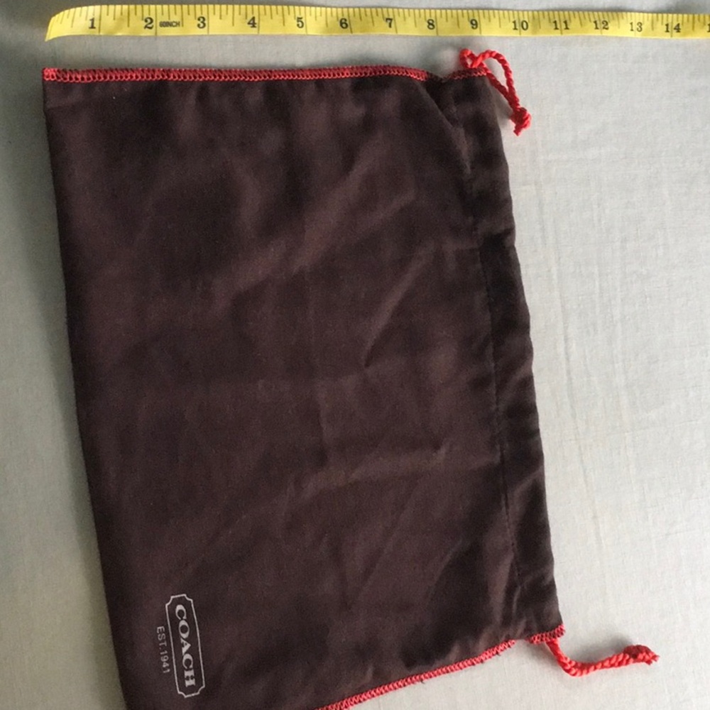 Coach dust bag